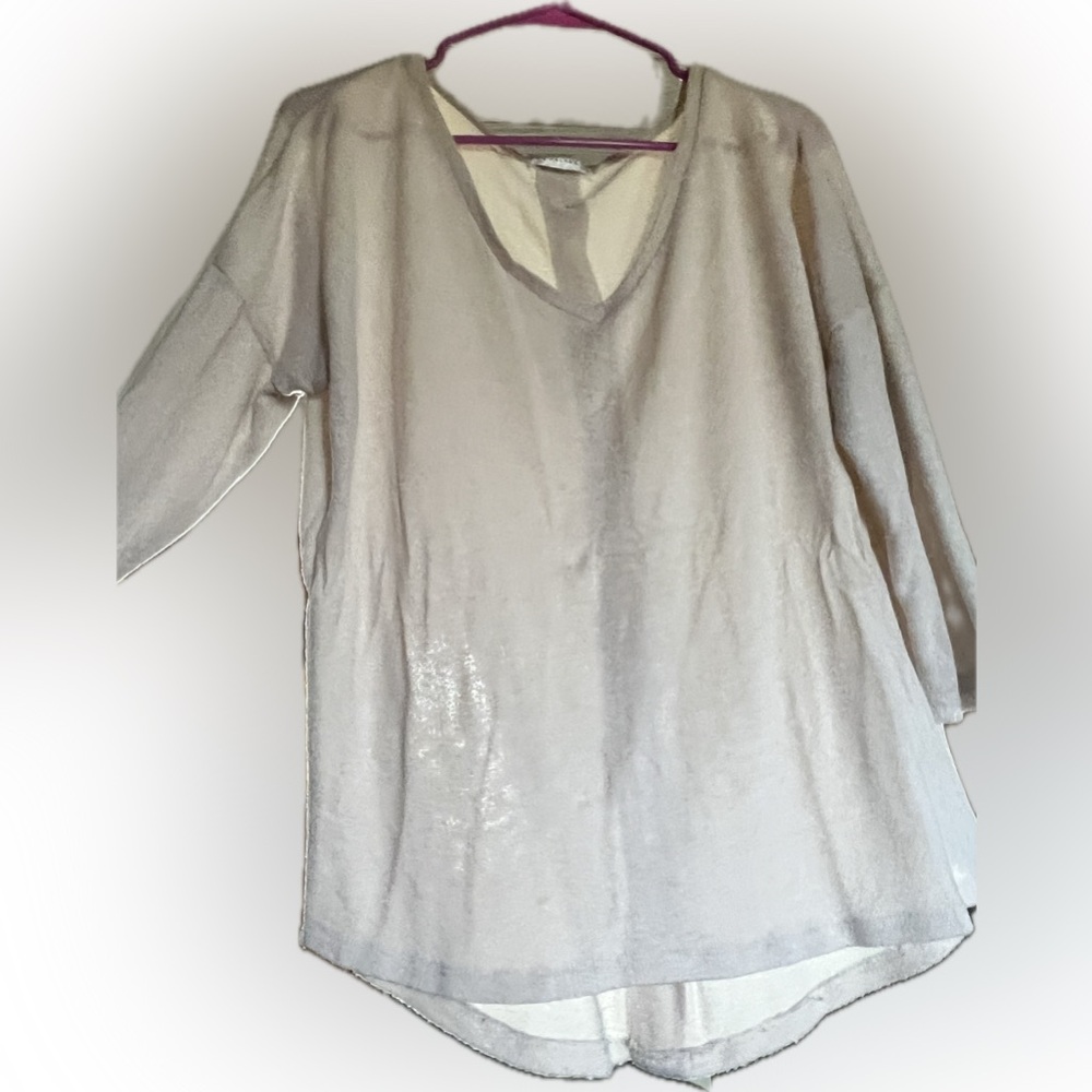Elegant Cream Women's Top
